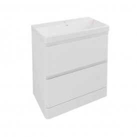 Eastbrook Grovely 80cm Floor Standing Drawer Unit High Gloss White 37.2114
