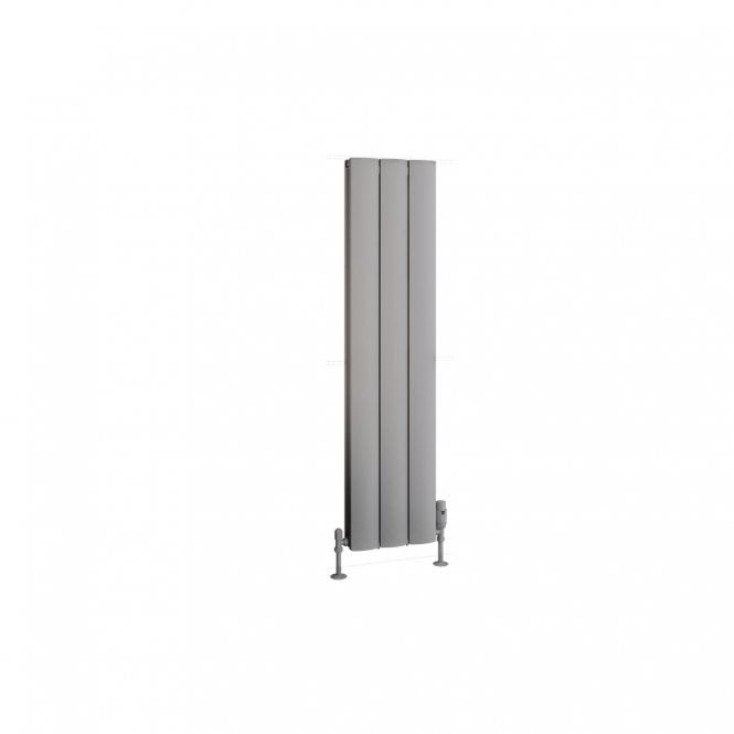 Eastbrook  Guardia 1200mm x 280mm Aluminium Radiator Matt Grey   86.0482