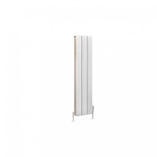 Eastbrook  Guardia 1200mm x 280mm Aluminium Radiator Matt White   86.0446