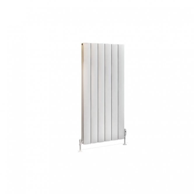 Eastbrook  Guardia 1200mm x 565mm Aluminium Radiator Matt White   86.0455