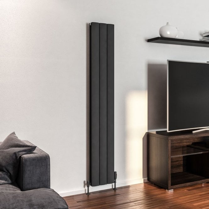 Eastbrook  Guardia 1800mm x 280mm Aluminium Radiator Matt Anthracite   86.0030