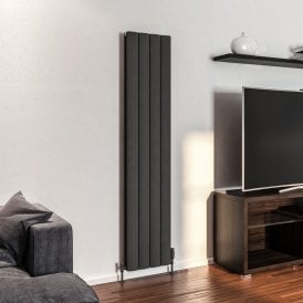 Eastbrook Guardia 1800mm x 375mm Aluminium Radiator Matt Anthracite   86.0033