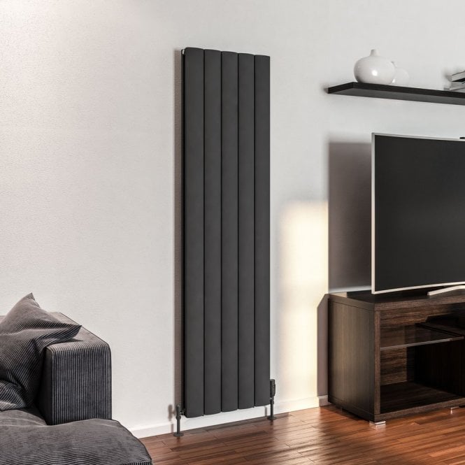 Eastbrook  Guardia 1800mm x 470mm Aluminium Radiator Matt Anthracite   86.0036