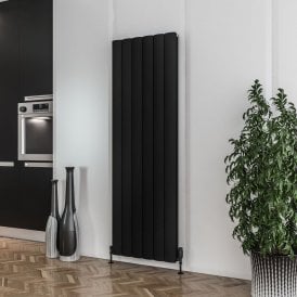 Eastbrook Guardia 1800mm x 565mm Aluminium Radiator Matt Black   86.0294