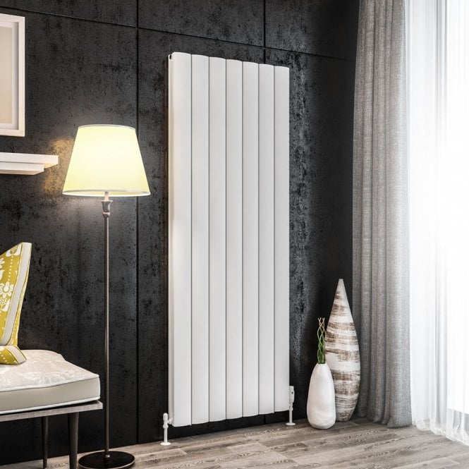 Eastbrook  Guardia 1800mm x 660mm Aluminium Radiator Matt White   86.0494