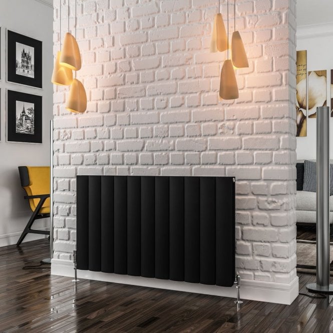 Eastbrook  Guardia 600mm x 1040mm Aluminium Radiator Matt Black   86.0049