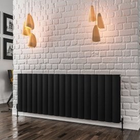 Eastbrook Guardia 600mm x 1610mm Aluminium Radiator Matt Black   86.0501
