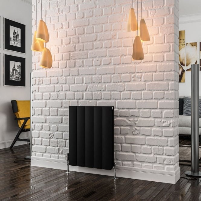 Eastbrook  Guardia 600mm x 470mm Aluminium Radiator Matt Black   86.0040