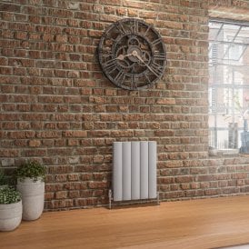Eastbrook Guardia 600mm x 470mm Aluminium Radiator Matt Grey   86.0192