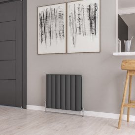 Eastbrook Guardia 600mm x 660mm Aluminium Radiator Matt Anthracite   86.0042