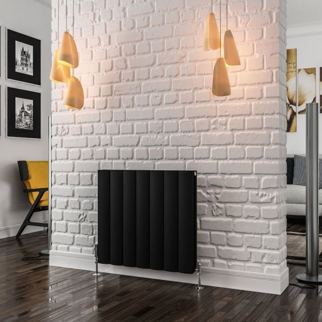 Eastbrook  Guardia 600mm x 660mm Aluminium Radiator Matt Black   86.0043