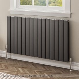 Eastbrook Hadleigh 600mm x 1395mm Aluminium Radiator Matt Anthracite   86.0474