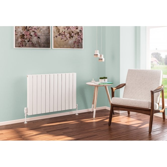 Eastbrook  Hadleigh 600mm x 835mm Aluminium Radiator Matt White   86.0243
