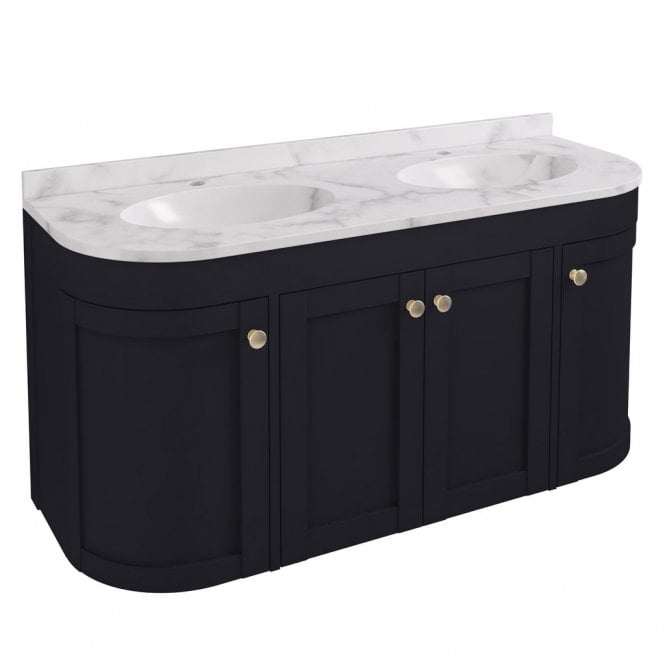 Eastbrook  Hardwick 1200mm Double Wall Hung Vanity Unit Anthracite   36.2023