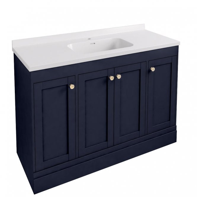 Eastbrook  Hardwick 1200mm Polymarble Square Single Bowl Basin White   36.2047