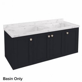 Eastbrook Hardwick 1200mm Quartz Square Double Bowl   36.2054