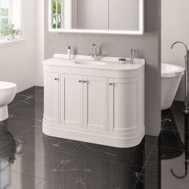 Eastbrook Hardwick 120cm Traditional Unit Matt White   36.0021