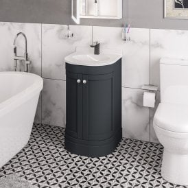 Eastbrook Hardwick 50cm Traditional Unit Matt Anthracite   36.0004