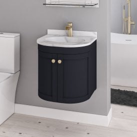 Eastbrook Hardwick 50cm Wall Hung Unit Anthracite   36.2012