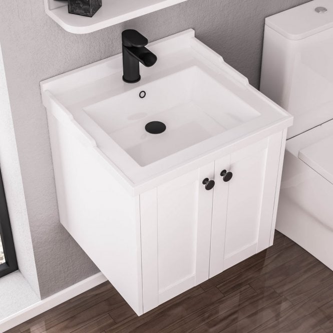 Eastbrook  Hardwick 600mm Square Basin White   37.2038