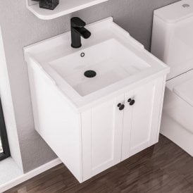 Eastbrook Hardwick 600mm Square Basin White   37.2038
