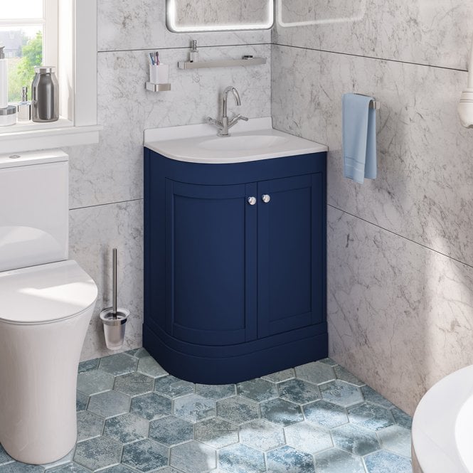 Eastbrook  Hardwick 60cm Corner Unit Right Hand Cobalt Blue   36.0066