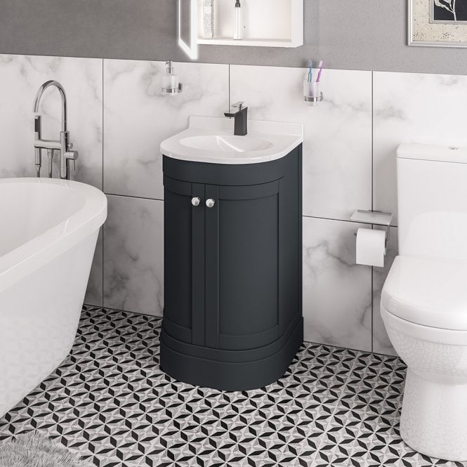 Eastbrook  Hardwick 60cm Traditional Unit Matt Anthracite   36.0007