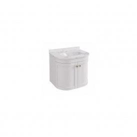 Eastbrook Hardwick 60cm Wall Hung Unit Matt White   36.2013