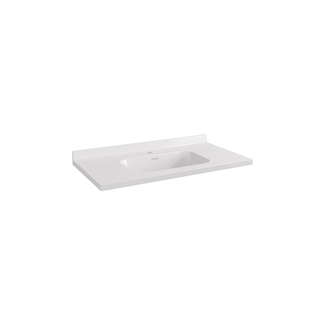 Eastbrook  Hardwick 900mm Polymarble Square Basin White   36.2042