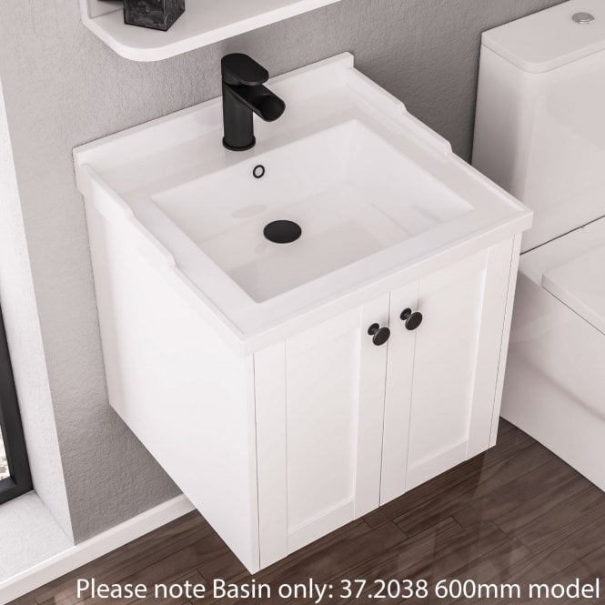 Eastbrook  Hardwick 900mm Square Basin White   37.2044