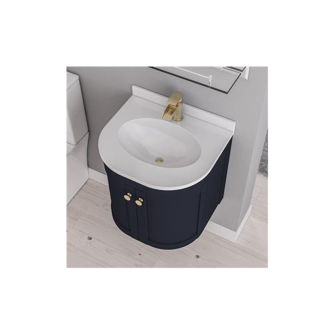 Eastbrook  Hardwick 90cm Basin Polymarble White   36.2017