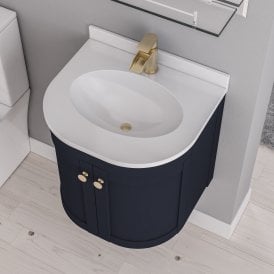 Eastbrook Hardwick 90cm Basin Polymarble White   36.2017