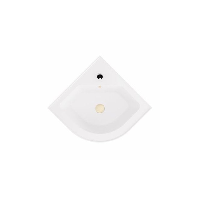 Eastbrook  Hardwick Corner Basin Polymarble White   36.2028