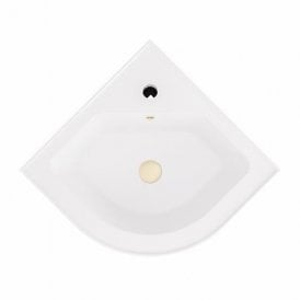 Eastbrook Hardwick Corner Basin Polymarble White   36.2028