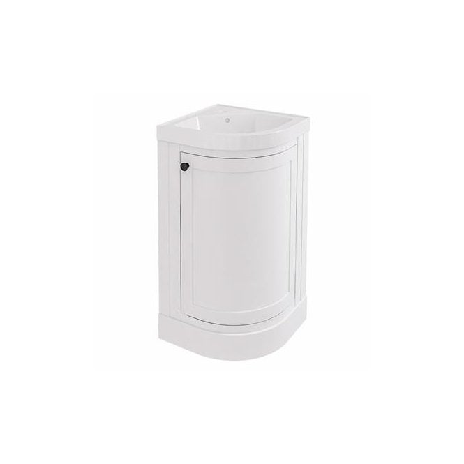 Eastbrook  Hardwick Corner Vanity Unit Matt White   36.2026