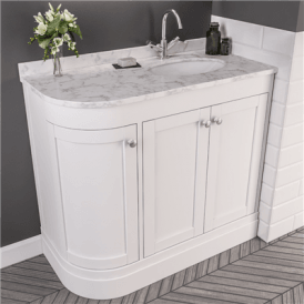Eastbrook Hardwick Quartz Corner 90cm Basin Right Hand   36.4006