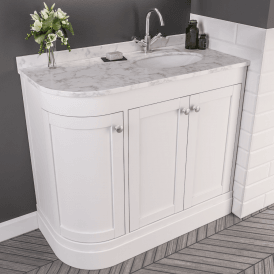 Eastbrook Hardwick Quartz Corner 90cm Basin Right Hand   36.4006