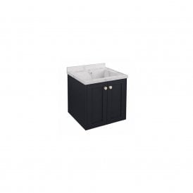 Eastbrook Hardwick Straight 500mm Wall Hung Unit Anthracite   36.2056