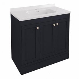 Eastbrook Hardwick Straight 900mm Floor Standing Unit Anthracite   36.2041