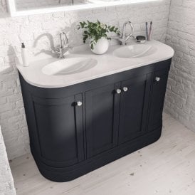 Eastbrook Hardwick Traditional Double Bowl Polymarble Basin   36.4014