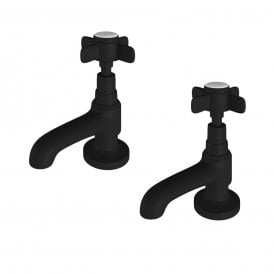 Eastbrook Haymarket Luxury Basin Taps Black   79.2001