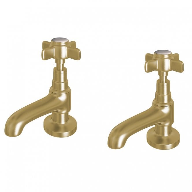 Eastbrook  Haymarket Luxury Basin Taps Brushed Brass   79.2002