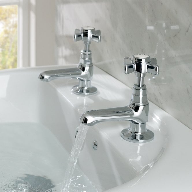 Eastbrook  Haymarket Standard Basin Taps Chrome   79.0007