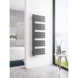 Eastbrook Helmsley 1400mm x 500mm Towel Rail Matt Anthracite   89.0634