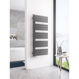 Eastbrook Helmsley 1400mm x 600mm Towel Rail Matt Anthracite   89.0635