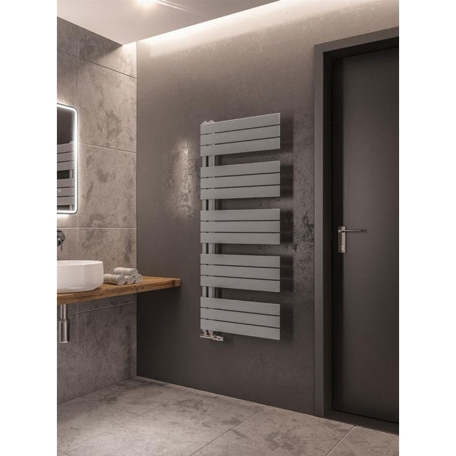Eastbrook  Helmsley 1400mm x 600mm Towel Rail Matt Grey   89.0627