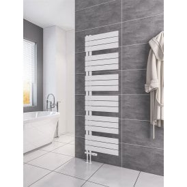 Eastbrook Helmsley 1640mm x 500mm Towel Rail Matt White   89.0620