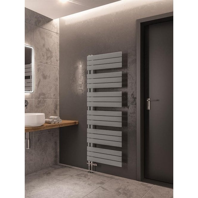 Eastbrook  Helmsley 1640mm x 600mm Towel Rail Matt Grey   89.0629