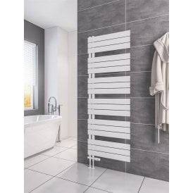 Eastbrook Helmsley 1640mm x 600mm Towel Rail Matt White   89.0621