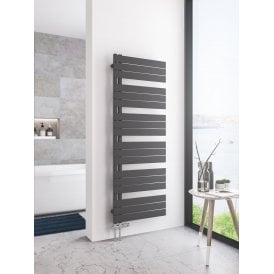 Eastbrook Helmsley 800mm x 500mm Towel Rail Matt Anthracite   89.0630